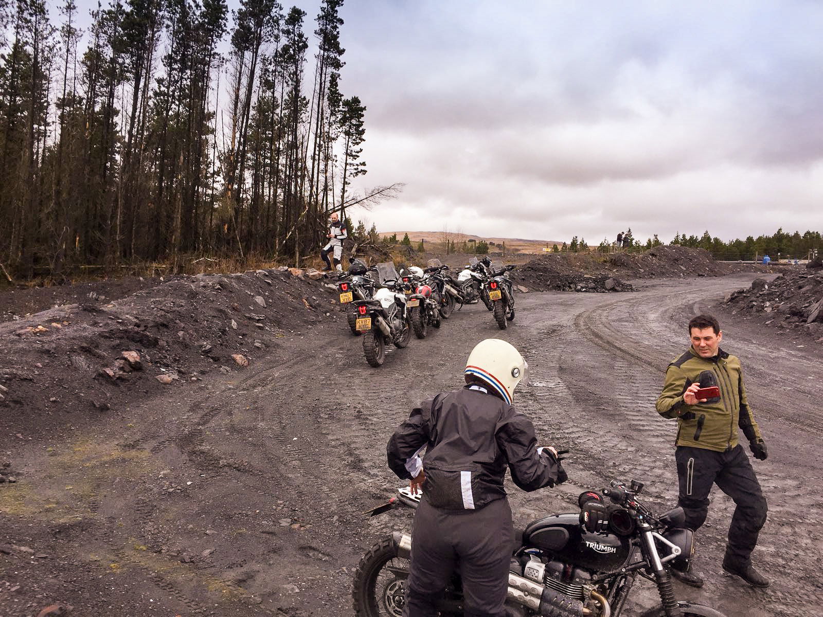 Triumph adventure school in Wales